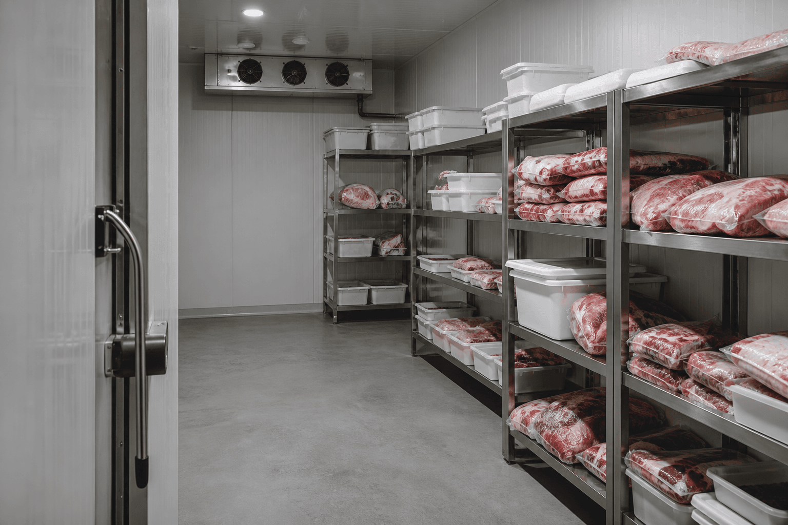 Cold-room storage at Utrecht Butcher